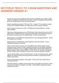 NCTI FINAL EXAMS&colon; STUDY BUNDLE PROGRESSION FIELD TECH 2-3&sol; 3-4&sol; 2-3&sol; TEST EXAMS&vert; LATEST UPDATE 2023&sol; 2024&vert;COMPLETE SOLUTIONS