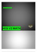 HESI A2 Hesi math V2. HESI V2 MATH (LATEST 2023)