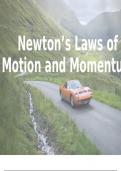 Newton's laws and Momentum