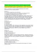 TNCC final exam test Review Study Guide 2023 