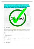 NUR 213 Actual Exam&sol; NUR 213 Questions and  100&percnt; Correct Answers&sol; NUR 213 Updated 2023- 2024 Latest Version&sol; NUR 213 Recent Exam