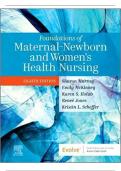 TEST BANK FOR FOUNDATIONS OF MATERNAL-NEWBORN AND WOMEN’S HEALTH NURSING 8TH EDITION BY MURRAY