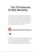 Mob Mentality 