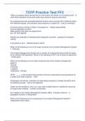 TCFP Practice Test FF2