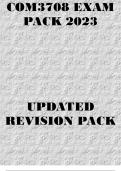 COM3708 EXAM PACK 2023