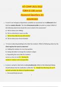 ATI COMP 2021/2022 FORM B (180 correct Answered Questions )A+ ASSURANCE