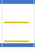  NUR&lowbar;502 Topic 4 Discussion Question 2