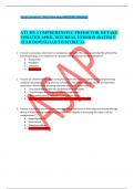 ATI RN COMPREHENSIVE PREDICTOR RETAKE UPDATED APRIL 2023 &sol;REAL VERSION &sol;RATED 5 STAR DOWNLOAD TO SCORE A&plus;