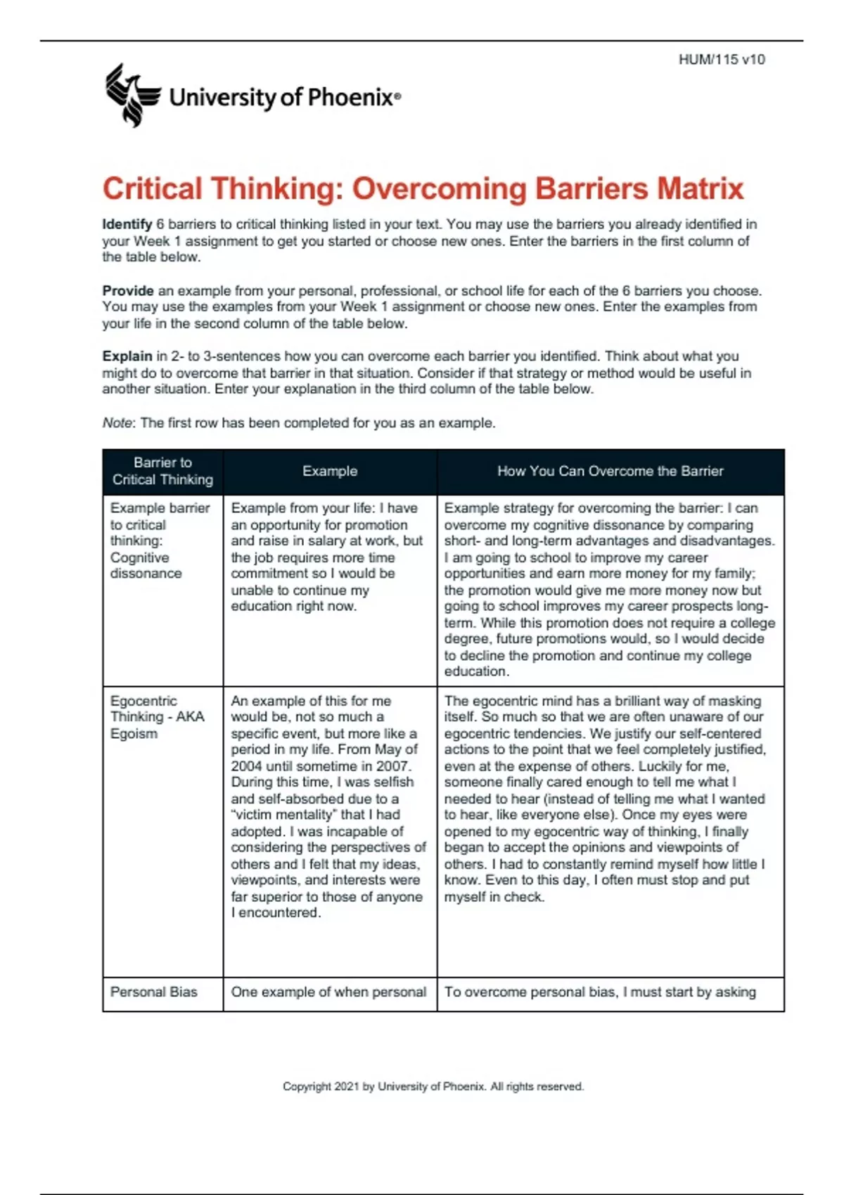 barriers to critical thinking quizlet