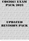 COS2661 EXAM PACK 2023