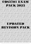 COS3701 EXAM PACK 2023
