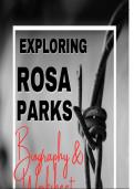 Exploring Rosa Parks: Two Tones of Biographies & Worksheet Package with Answers