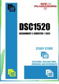 DSC1520 Assignment 4 Semester 1 2023 (860927)