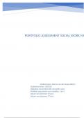 Volledig uitgewerkt porfolio module  1 en 2 social work (beoordeling 8 en 9)