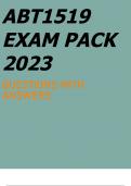 ABT1519 EXAM PACK 2023