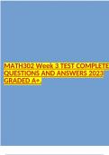 MATH302 Week 3 TEST COMPLETE QUESTIONS AND ANSWERS 2023 GRADED A+.