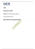 OCR GCE Mathematics B MEI H630/02: Pure Mathematics and Statistics AS Level Mark Scheme June 2022