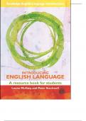 INTRODUCTION TO ENGLISH LANGUAGE