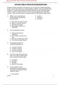  MGT 181 NOTARY PUBLIC PRACTICE EXAM QUESTIONS