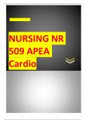 Cardio APEA Questions and Answers with Explanations 2023.