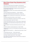 Blue Prism Exam Prep Questions And Answers&period;
