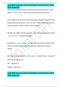 Lead Risk Assessor Exam Questions and Answers Latest 2023 Rated A&plus;