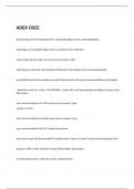 ADEX OSCE exam 2023 with 100&percnt; correct answers