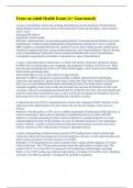 Focus on Adult Health Exam &lpar;A&plus; Guaranteed&rpar;