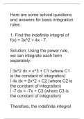 Questions and detailed  answers on BASIC INTEGRATION RULES   