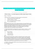 Pediatric Nursing- A Case-Based Approach 1st Edition Tagher Knapp Test Bank