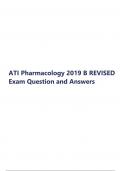 ATI Pharmacology 2019 B REVISED Exam Question and Answers&period;