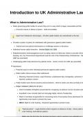 Introduction to UK Administrative Law