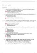 ATI Neuro Practice Questions & Answers