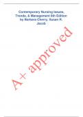 Contemporary Nursing Issues trends management&period;