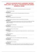 NURS 6512 ADVANCED HEALTH ASSESSMENT MIDTERM  EXAM LATEST  2022-2023 ALL 100 QUESTIONS AND CORRECT ANSWERS &vert;A&plus;GRADE   