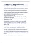 C720-WGU&vert; 70 Questions&vert; Correct Answers&vert; Accurate&excl;&excl;
