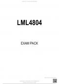 LML4804 EXAM PACK 2023