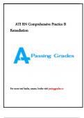 ATI RN Comprehensive Practice B  Remediation