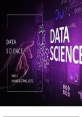 Class notes Data science MS 