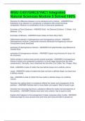 WGU C451&sol;GNC2&sol;1NC1 Integrated Natural Sciences Module 5 Solved 100&percnt;