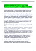 WGU C451&sol;GNC2&sol;1NC1 Integrated Natural Sciences Module 3 Solved 100&percnt;