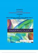 Test Bank - Pharmacology A Patient-Centered Nursing Process Approach 11th Edition by Linda E. McCuistion, Kathleen Vuljoin DiMaggio, Mary B. Winton, Jennifer J. Yeager | Chapter 1 – 58, Complete Guide 2023|