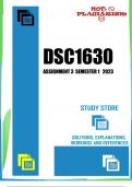 DSC1630 ASSIGNMENT 3 SEMESTER 1 2023
