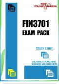 FIN3701 EXAM PACK 2023
