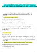 ATI RN COMPREHENSIVE PREDICTOR 2019 FORM B with 100&percnt; verified solutions 2023&sol;2024