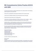 RN Comprehensive Practice B COMPLETE EXAM QUESTIONS AND ANSWERS 100&percnt; CORRECT COMBINED PACKAGE DEAL