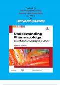 Test Bank - Understanding Pharmacology Essentials for Medication Safety 2nd Edition By M. Linda Workman, Linda A. LaCharity | Chapter 1 – 32, Complete Guide 2023|