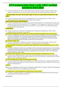 ATI Fundamentals Quiz 1-with 100&percnt; verified solutions-2023-2024