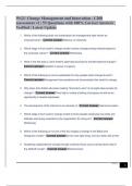 WGU Change Management and Innovation - C208 assessment v2 &vert; 55 Questions with 100&percnt; Correct Answers &vert; Verified &vert; Latest Update