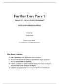 A-Level Further Mathematics: Further Core Pure 1 - Notes and Worked Examples